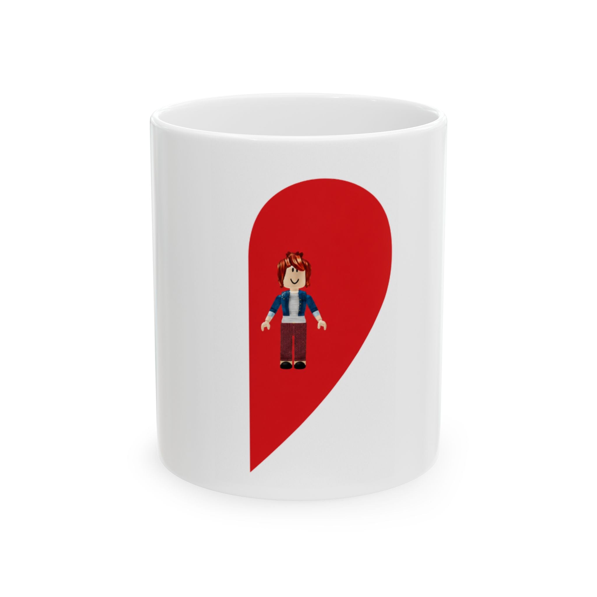 Bacon Hair Girl Roblox Duo Set - 11oz Ceramic Mug