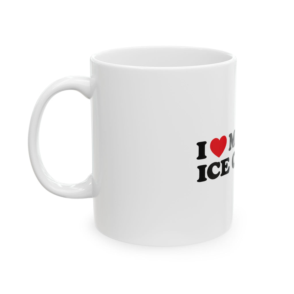 "I <3 Making Ice Cream" Duo Set - 11oz Ceramic Mug