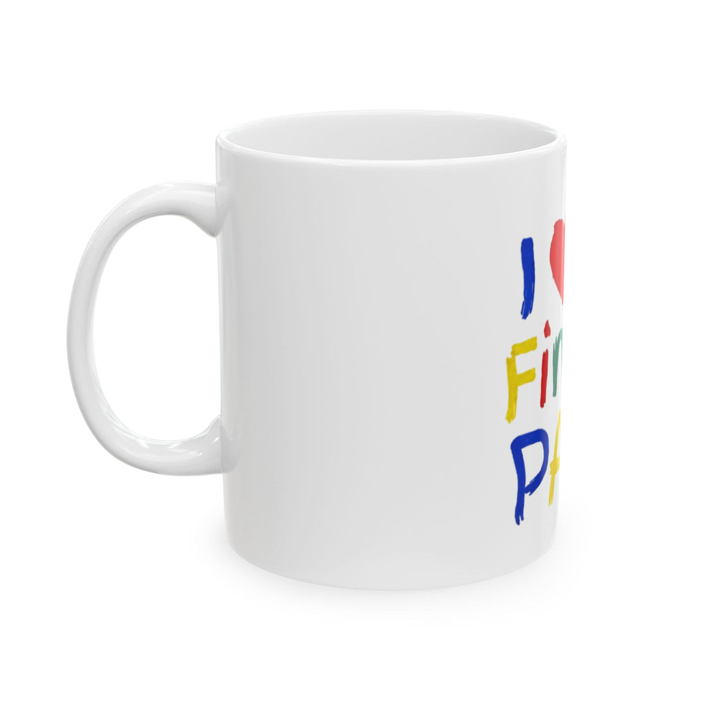 "I Love to Finger Paint" Duo Set - 11oz Ceramic Mug