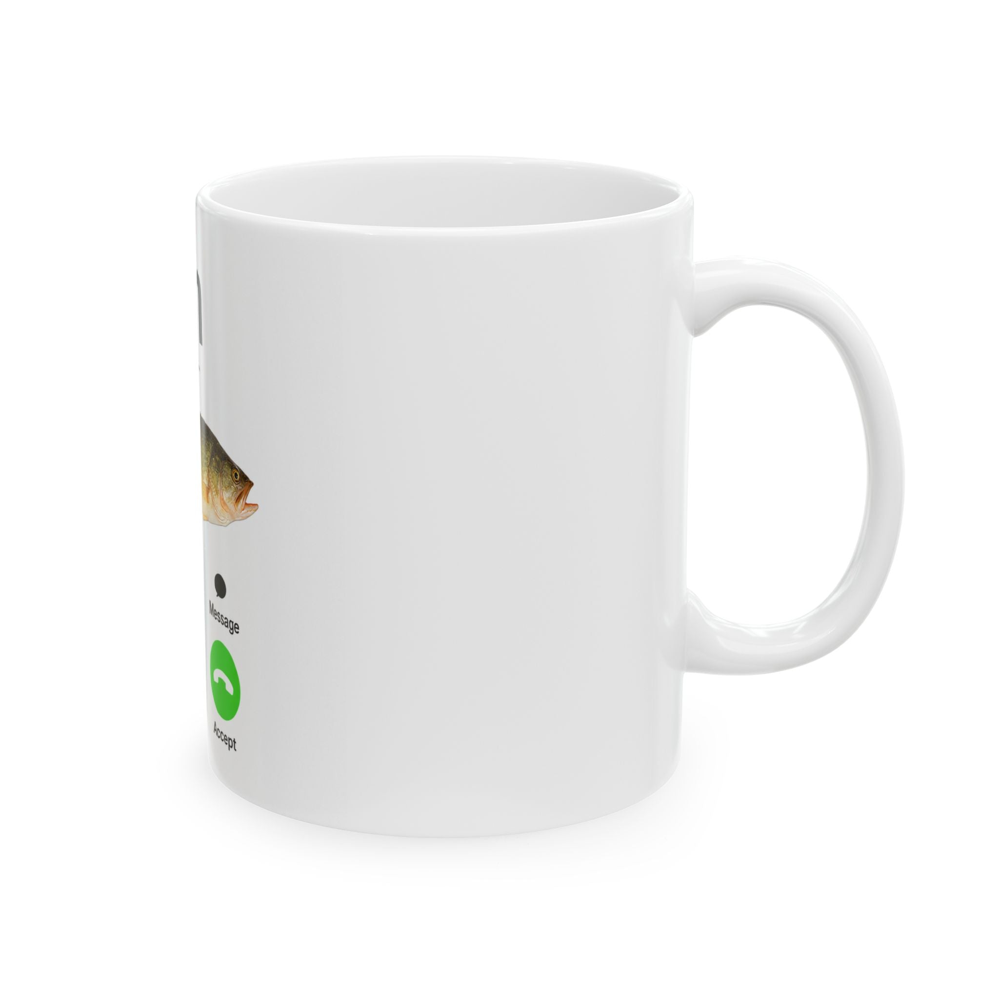 "fih" is calling  - 11oz Ceramic Mug