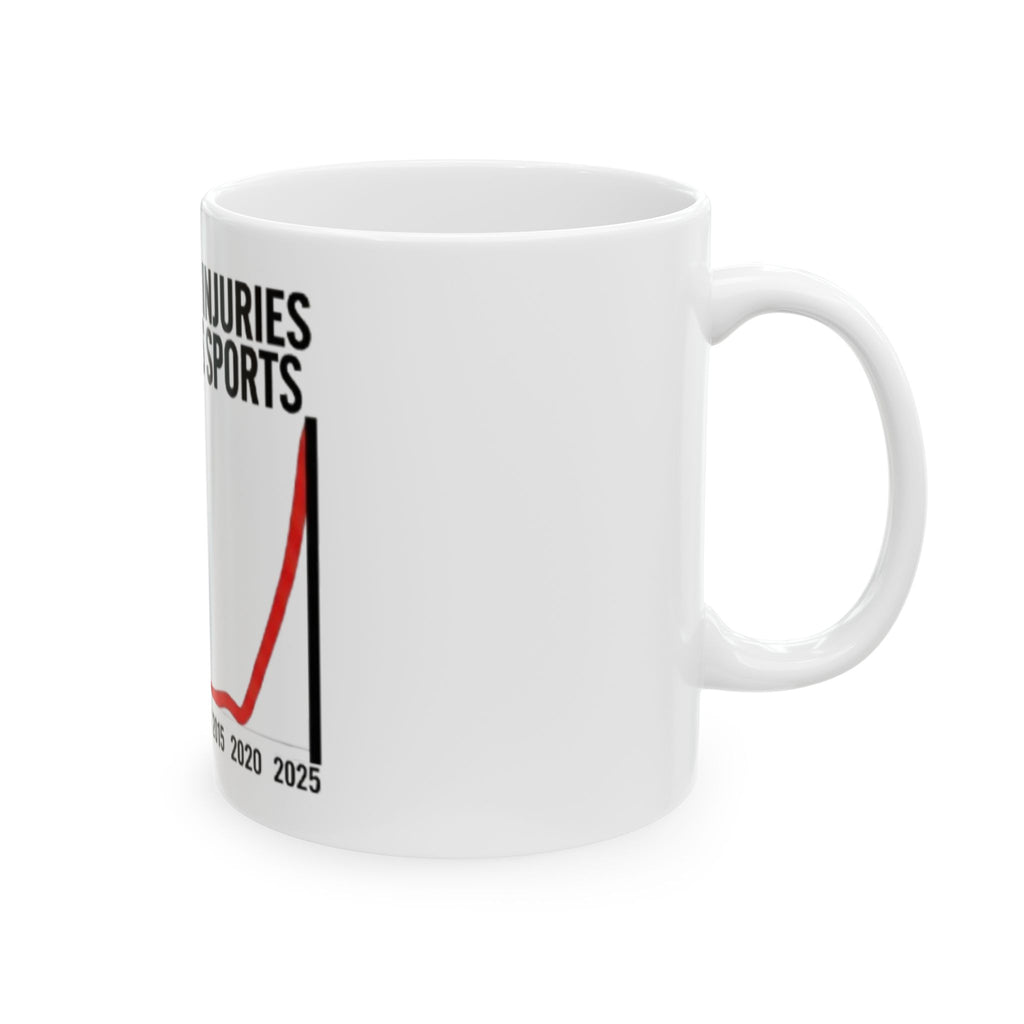 "Injuries in Women's Sports" - 11oz Ceramic Mug